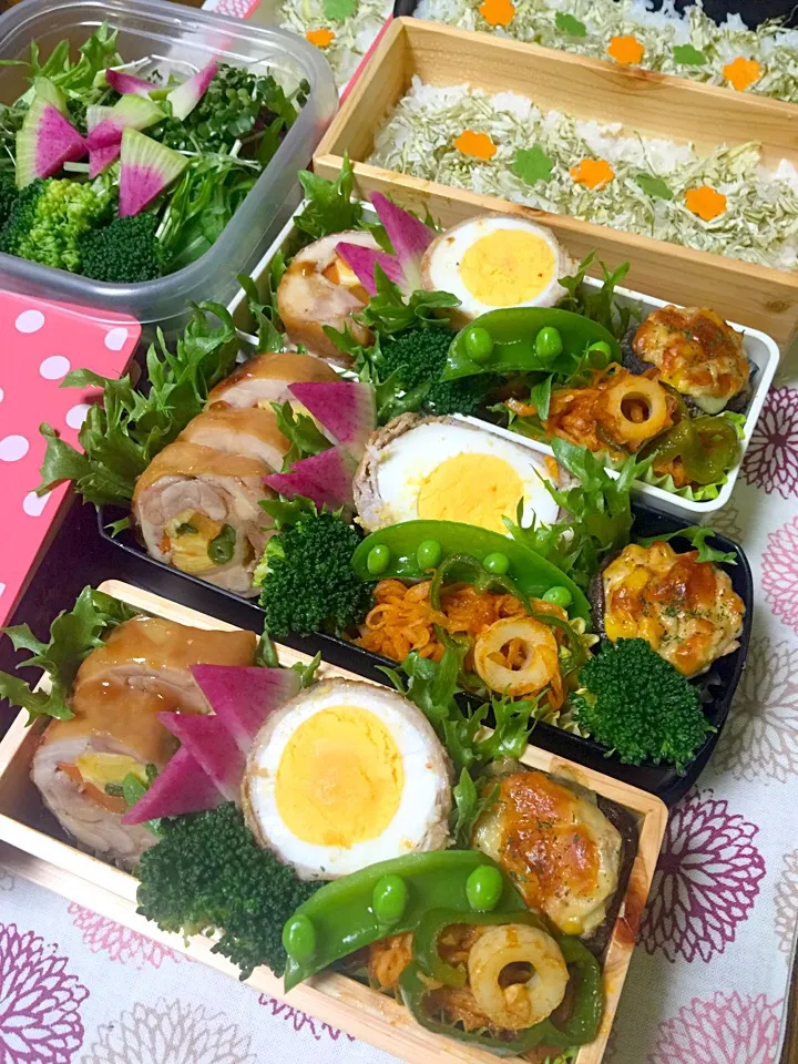 Snapdishの料理写真:金曜日のお弁当💕|Mayumi Konishiさん