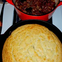 #Homemade #Cornbread & #Butterbeans|V Vosleyさん