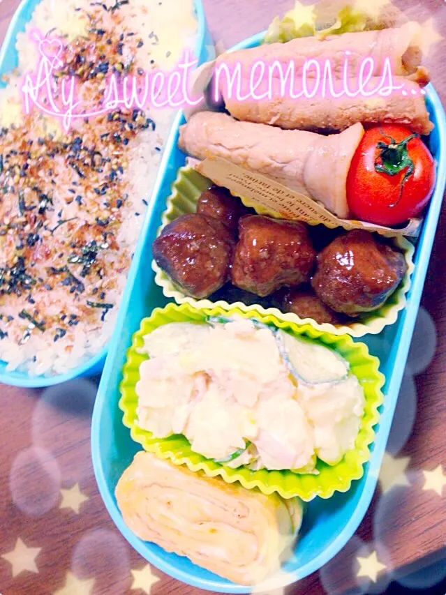 息子の塾弁当💕|みきさん