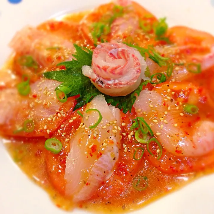 白身魚のカルパッチョ (Carpaccio of white fish)|チェリーリンさん