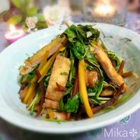 まちまちこさんの滋賀のお義母さんに教えてもらった水菜がいっぱい食べれるやつ