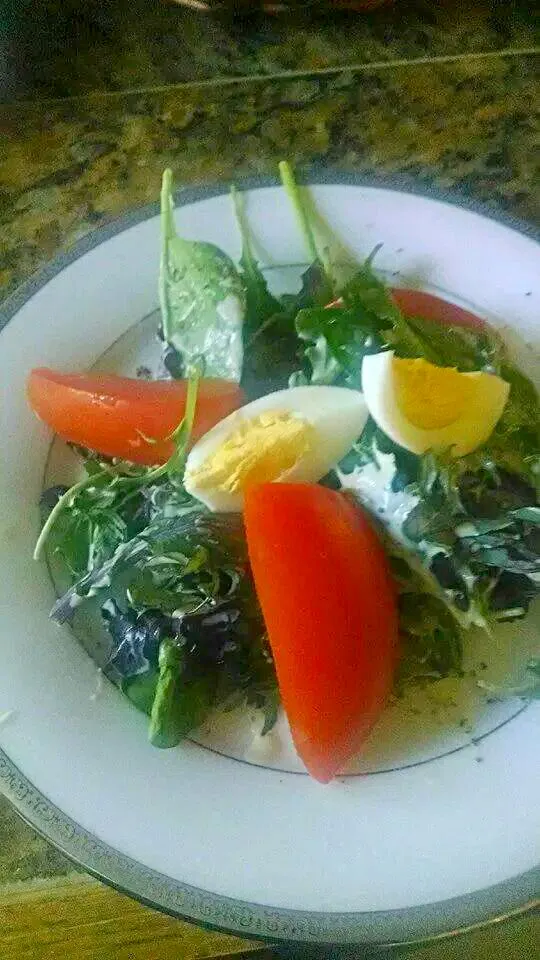 #Breakfast/Brunch ❤ #Quick and easy 😋 ✔ 😋 #Healthy #Salad 🍀 🍀 🍀 #Eggs #Vegetable #Main dish  🌞 🍳 🌞|Alisha GodsglamGirl Matthewsさん