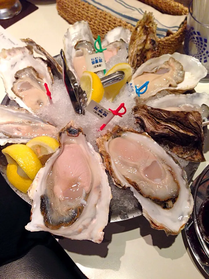 生牡蠣〜の味比べ|酩酊親父さん