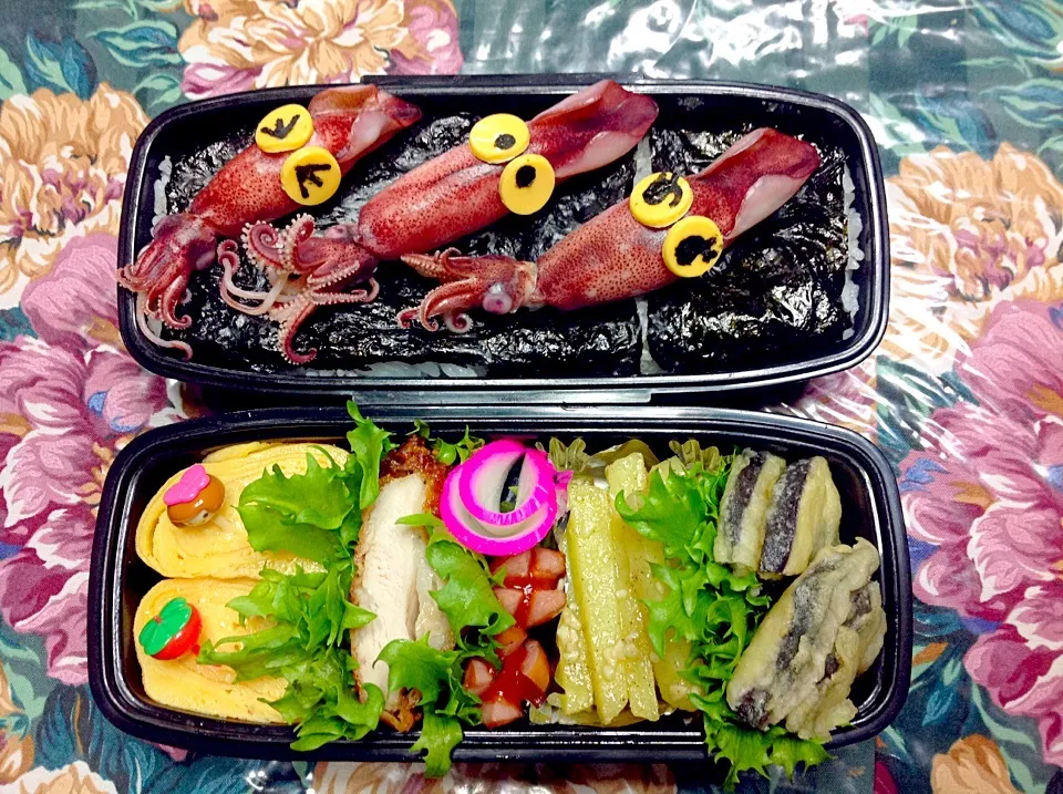 イカ親子弁当|みーこさん