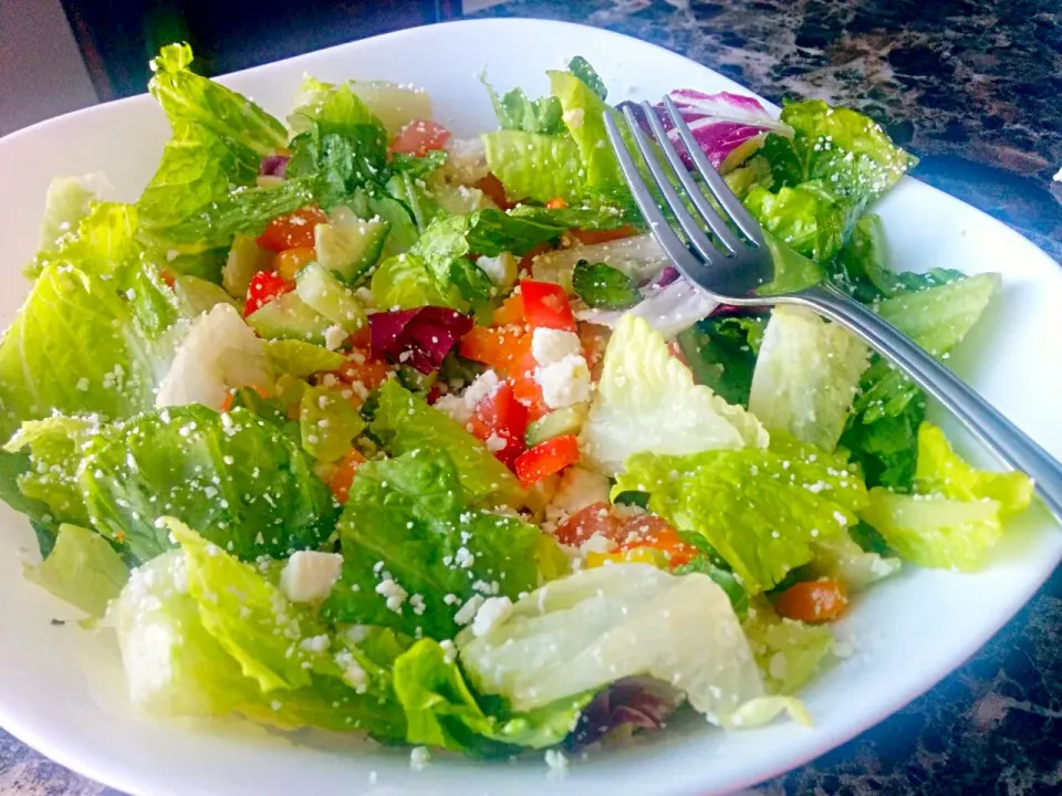 My Feta cheese salade !! 😋😋|Schekina Attignonさん