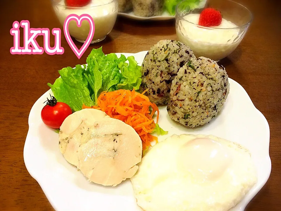 Snapdishの料理写真:朝ごは〜ん♡|いく❤️さん