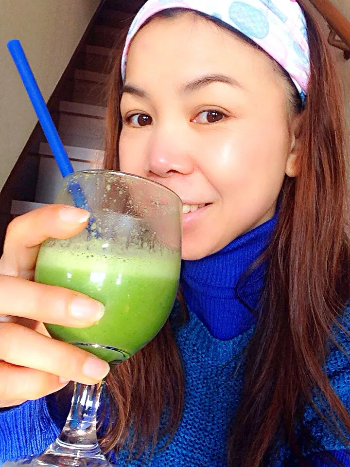 Snapdishの料理写真:With my power drink💚|viviさん