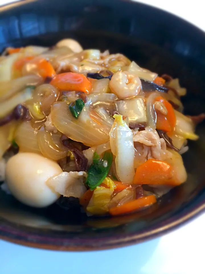 お野菜たっぷり中華丼|ちあきさん