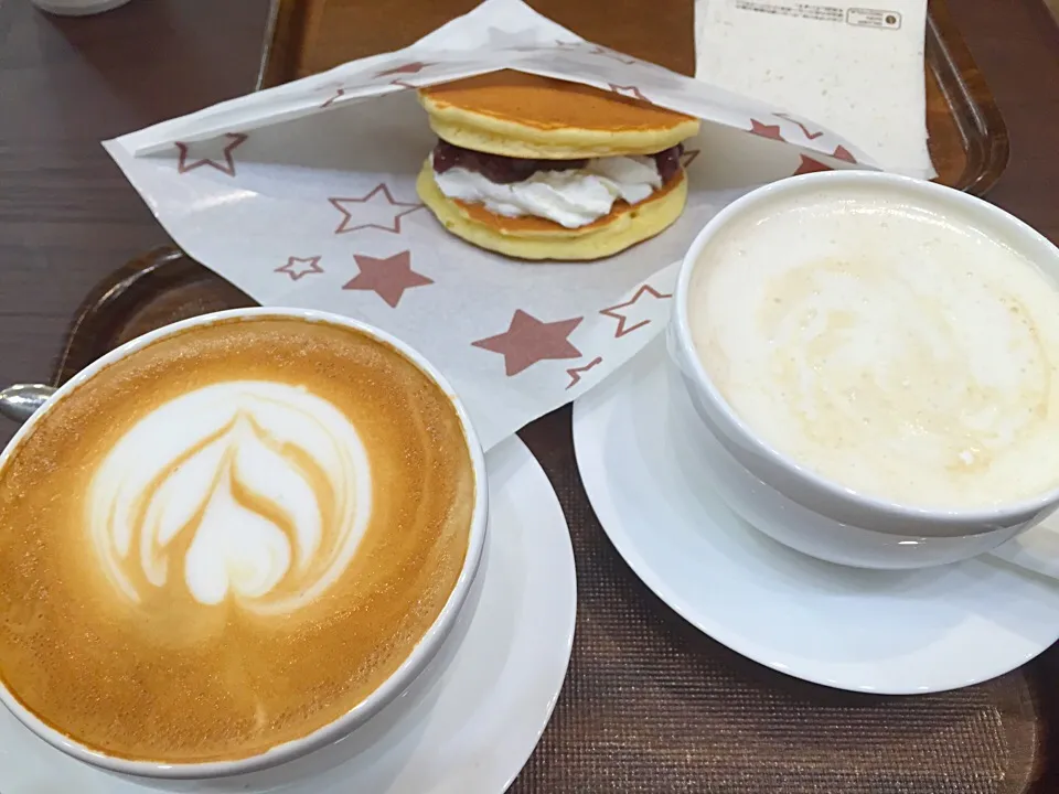 Azuki pancake and Latte|Linting Huangさん