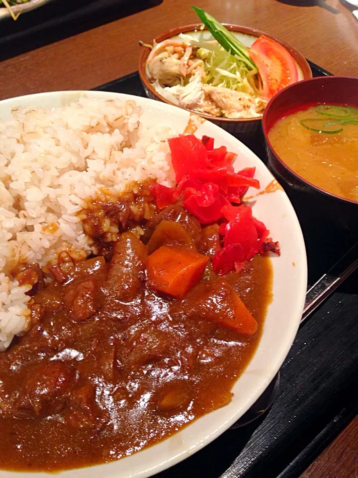 和牛テールスープベースの特製カレーライス(大辛)@居酒屋 じゅん(東大宮)|みっさんさん