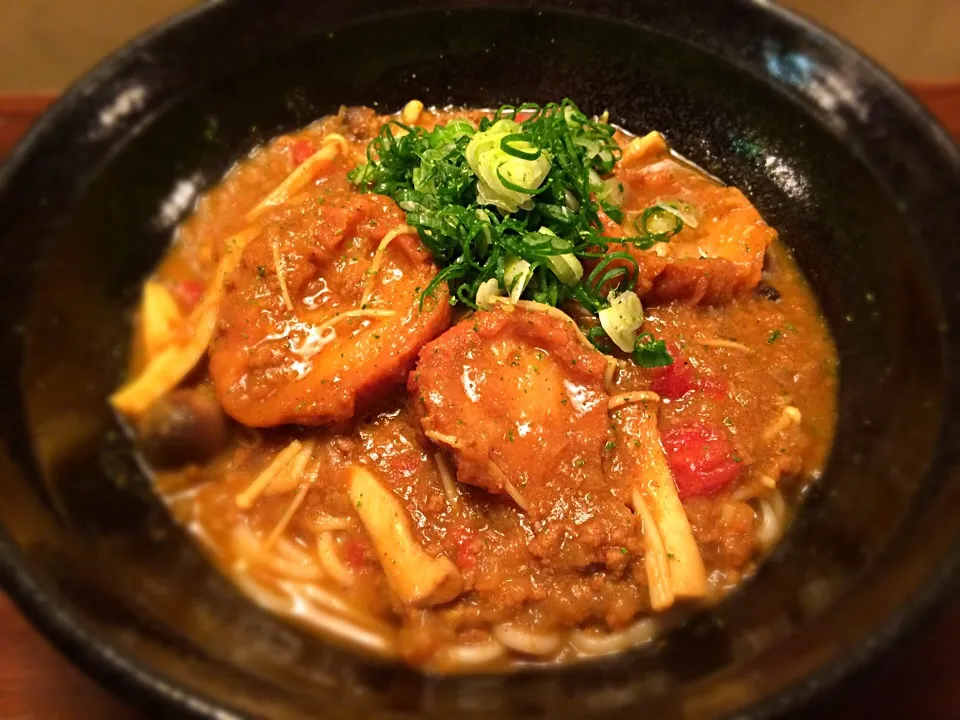 仙台麩と牛挽肉の出汁カレー温めん2|半田手延べそうめんの店 阿波や壱兆さん