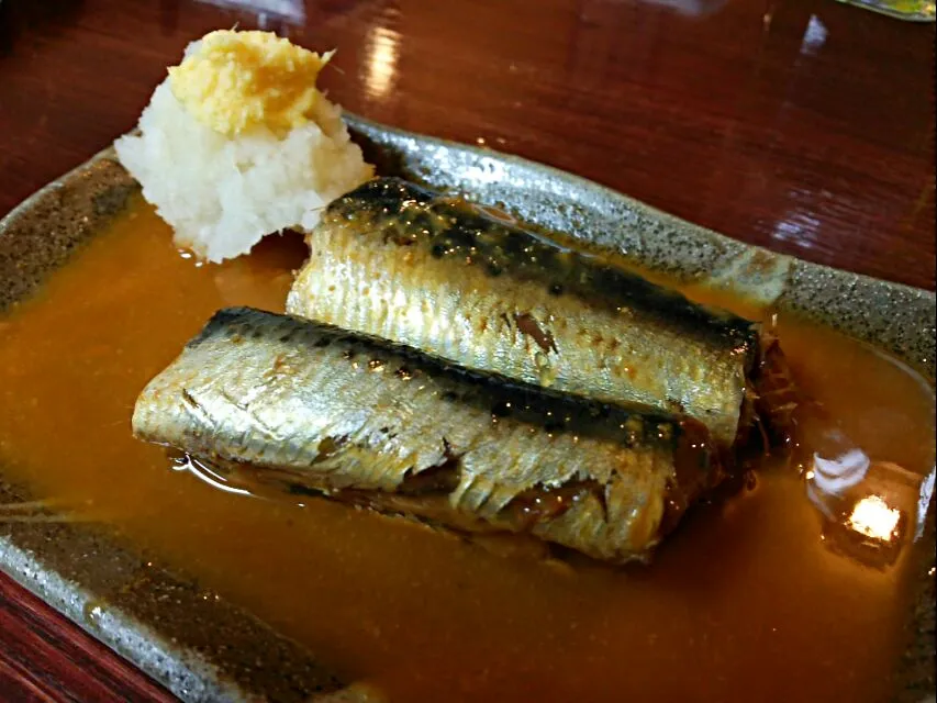 鰯の味噌煮で一杯^^|kamekameさん