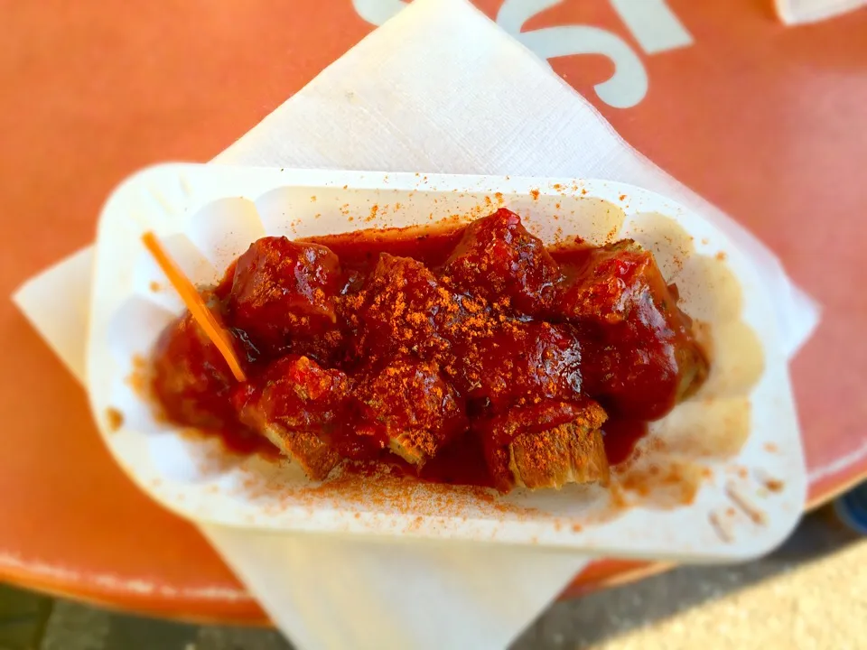 Snapdishの料理写真:German Curry Wurst (sausage)|RebeccaH💟さん