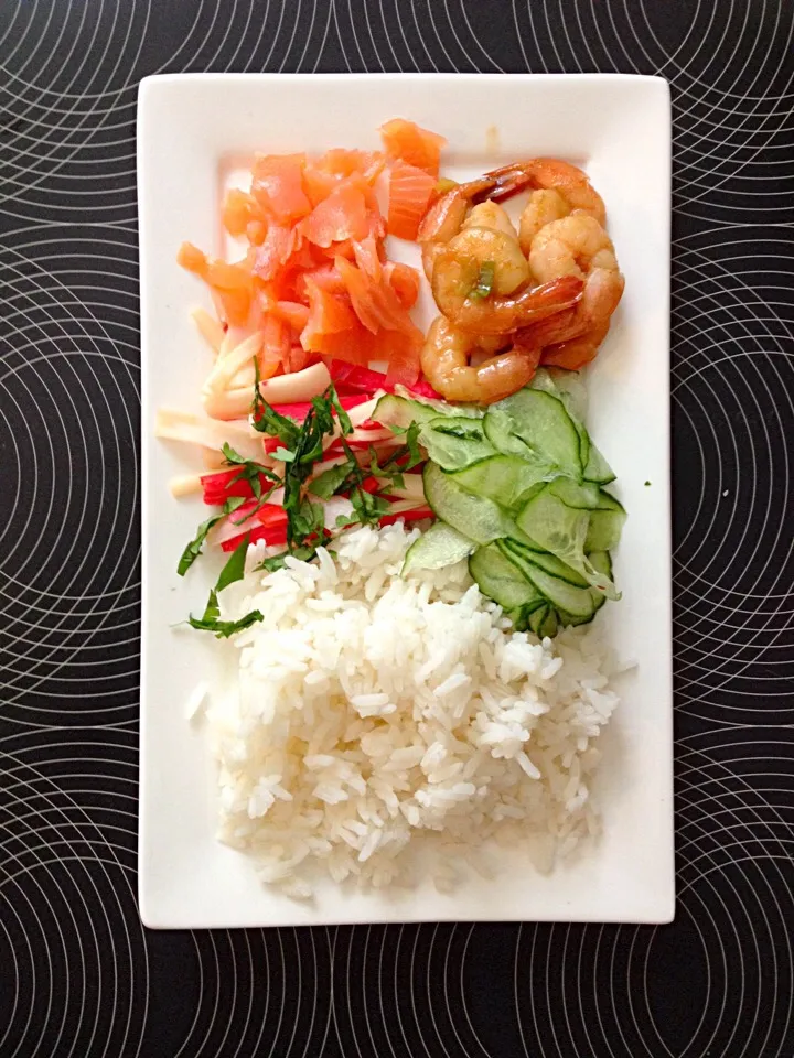 Snapdishの料理写真:Japanese rice salad|Angieさん