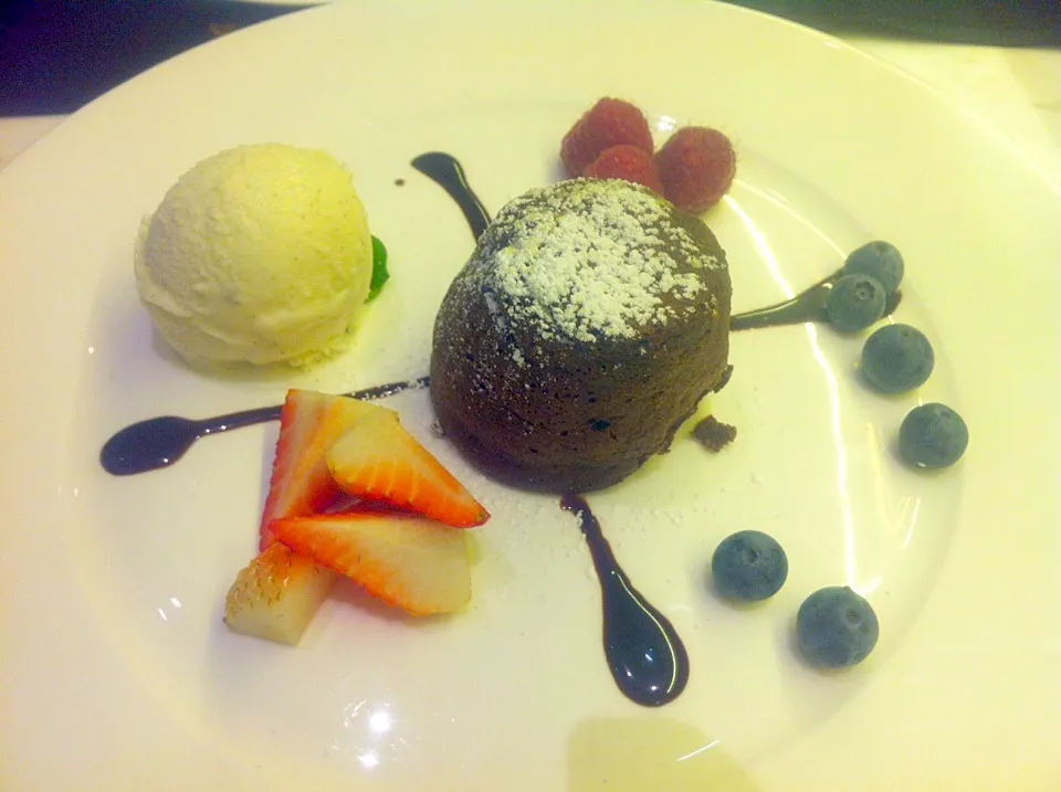 Dark chocolate Molten puddling|skyblueさん