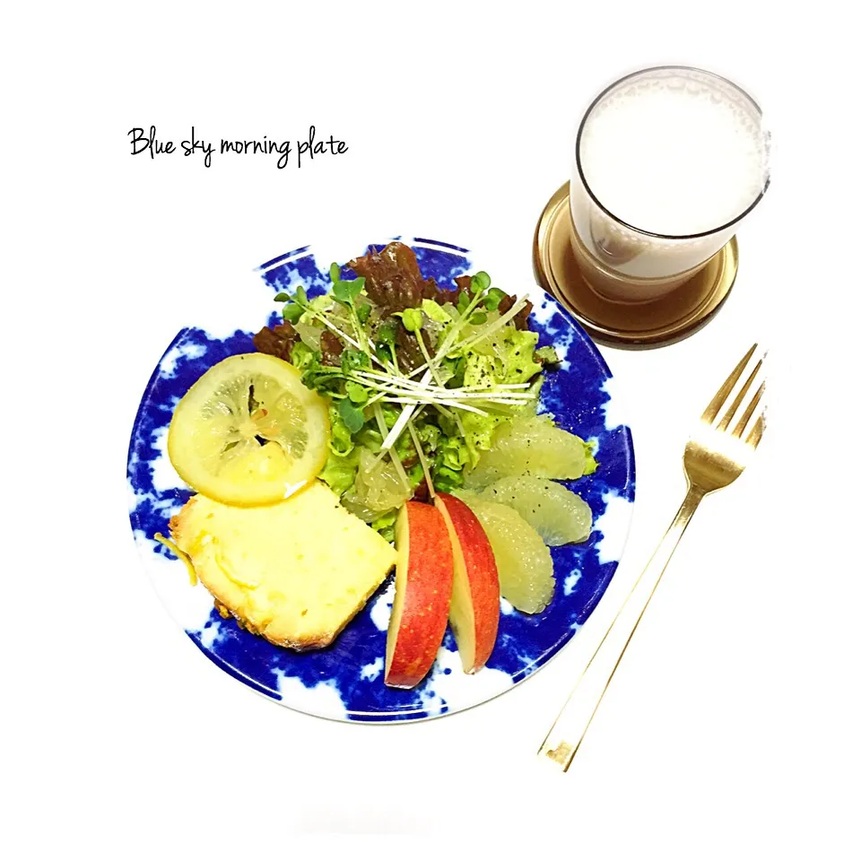 Blue sky morning plate 🌞🍴|welcomeizumiさん