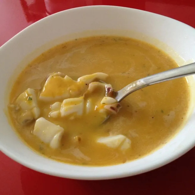 Seafood Pumpkin soup|Elaineさん