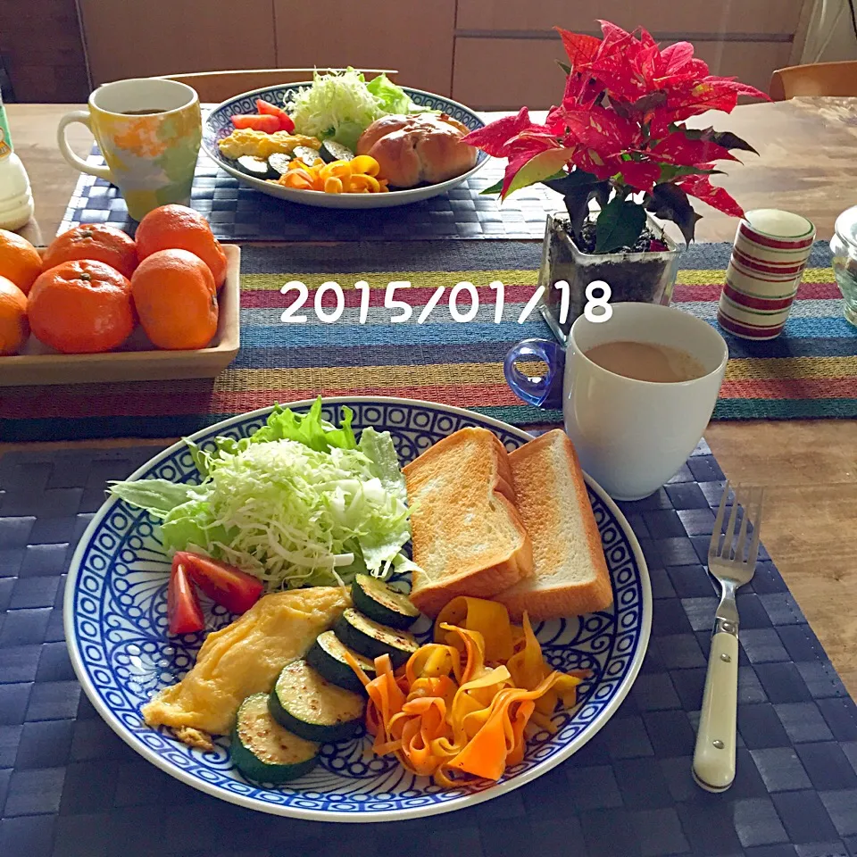 朝ごはん 2015・1・18|ローゼルさん