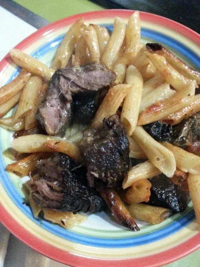 roasted pasta with steak.|Polly Gelfusoさん