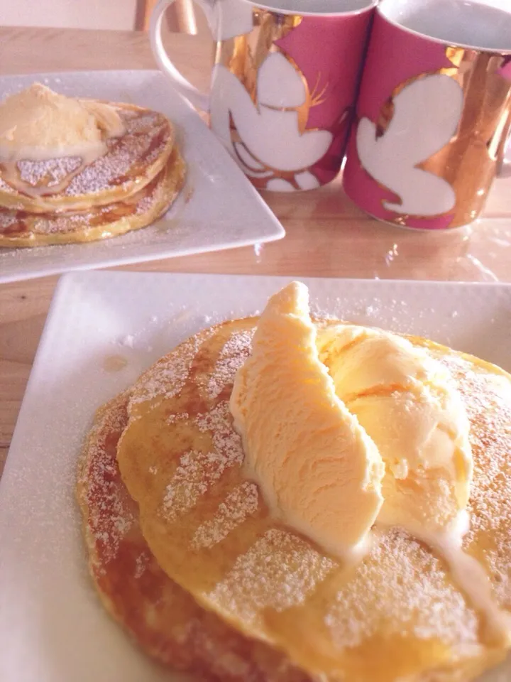 今日のおやつはパンケーキ|masumi♡さん