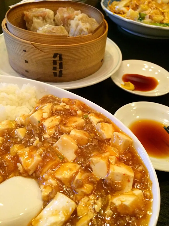 麻婆丼＆シュウマイ|ダンディ☆和田さん