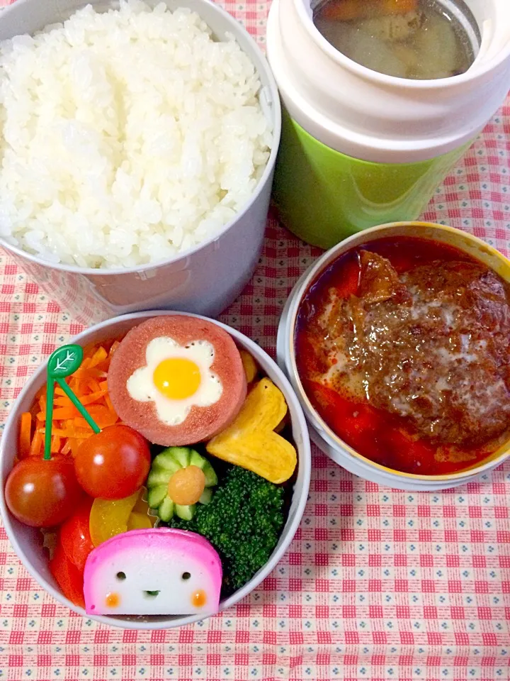 Snapdishの料理写真:今日の息子のお弁当2015/01/19|ミホさん