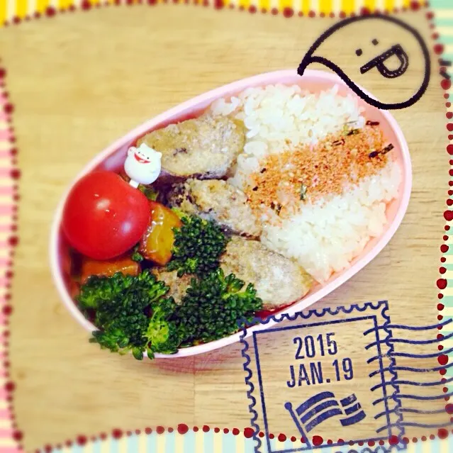 Snapdishの料理写真:手抜き自分弁当|もっさんさん