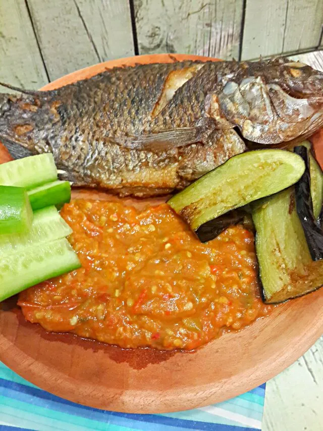 #ikan#sambel#lalap#indonesianfood|amalia sariさん