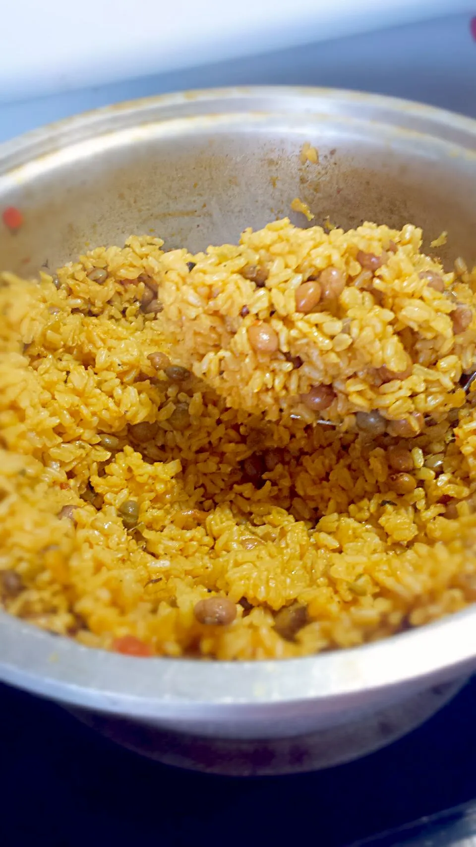 Arroz con Gandules #sofrito by our Fresh Fusion Vegetable Blends. ..Mamita's Sofrito,  pigeon peas with brown rice. www.sofregit.com|Carla Ramosさん