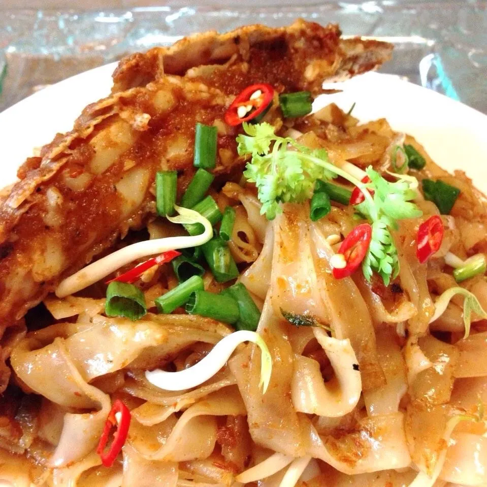 Fried Kway Teow Noodles with Crayfish.|Joha Hassanさん