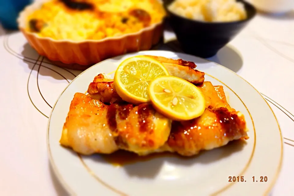 ご飯が進む‼︎豆腐の肉巻き甘辛炒め|こはるびよりさん