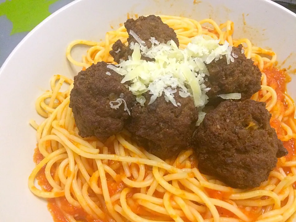 Meatball Pasta in Tomato Sauce|Carin Tayさん