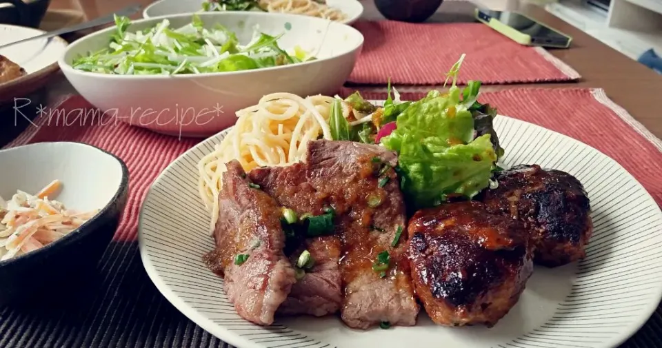 今日のお昼はママ友と自宅ランチ♥肉肉なボリュームランチでした！|ひかりママさん