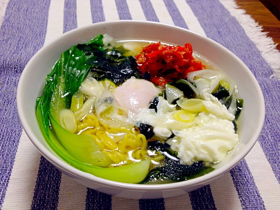 Snapdishの料理写真:塩キムチラーメン|JOさん