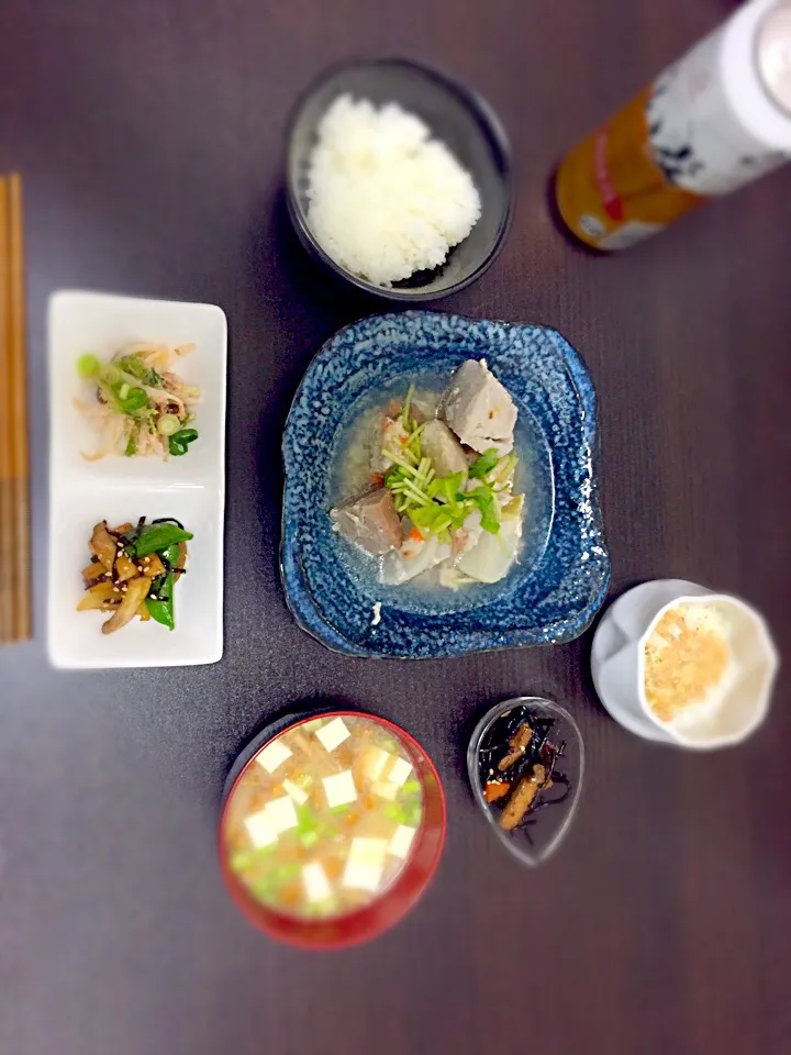 京芋の煮物定食|たまごんさん