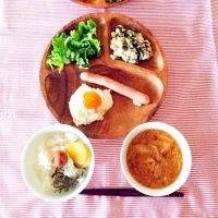 Snapdishの料理写真:和食 で 朝ご飯 ♪|stemteaさん