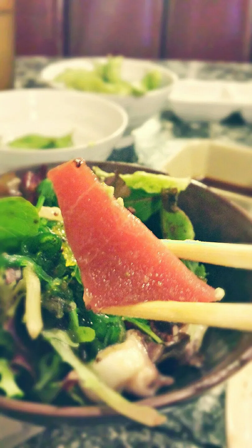 Sashimi salad|Chelleさん