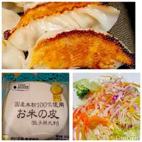 ダイエット５日目★米粉の皮で餃子～野菜は絞らずおからに吸わせると栄養満点お腹も満腹