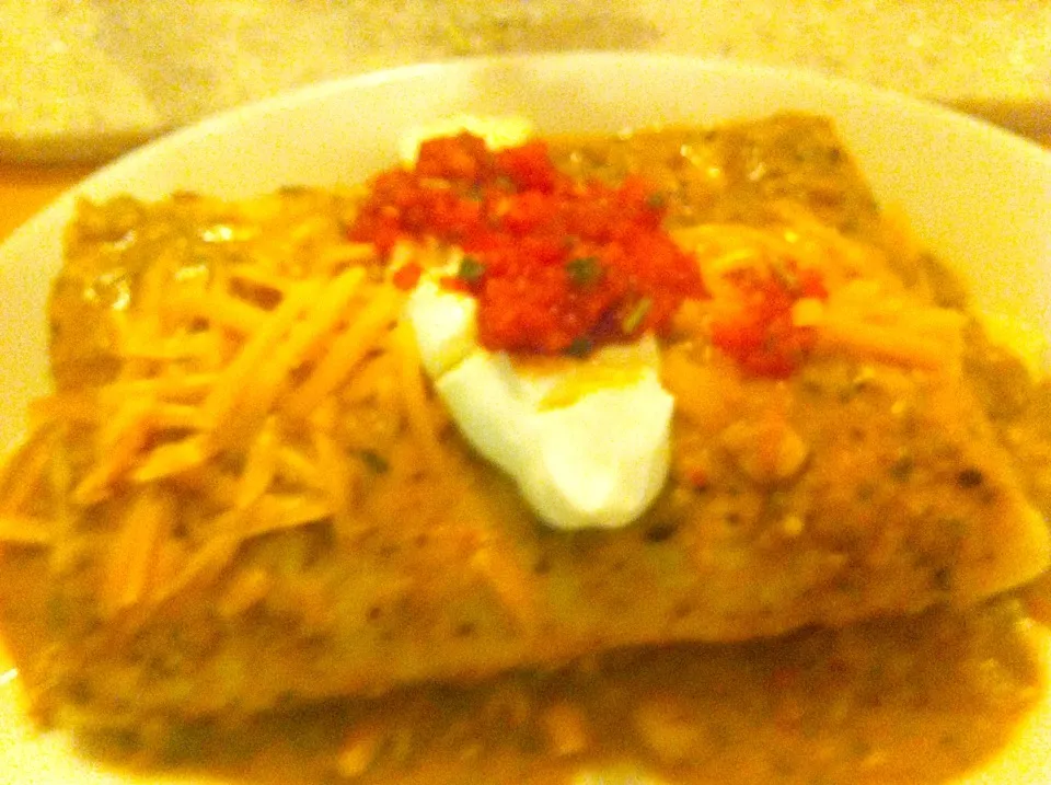 Pork and green chili burrito|virginia frasseさん