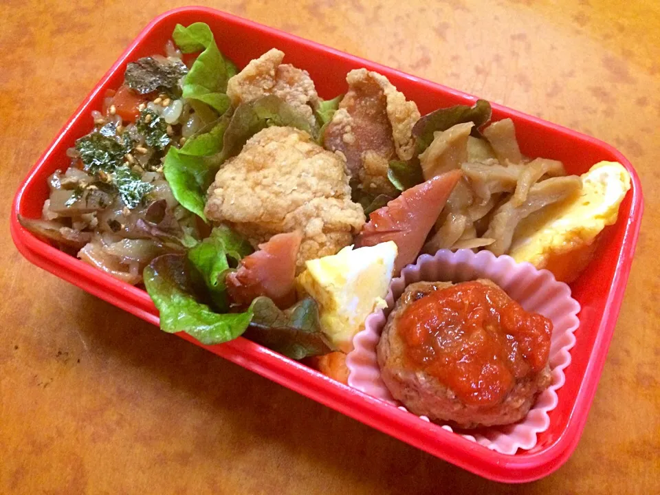 本日のお弁当。あと残りわずかです。|ふかさくさん