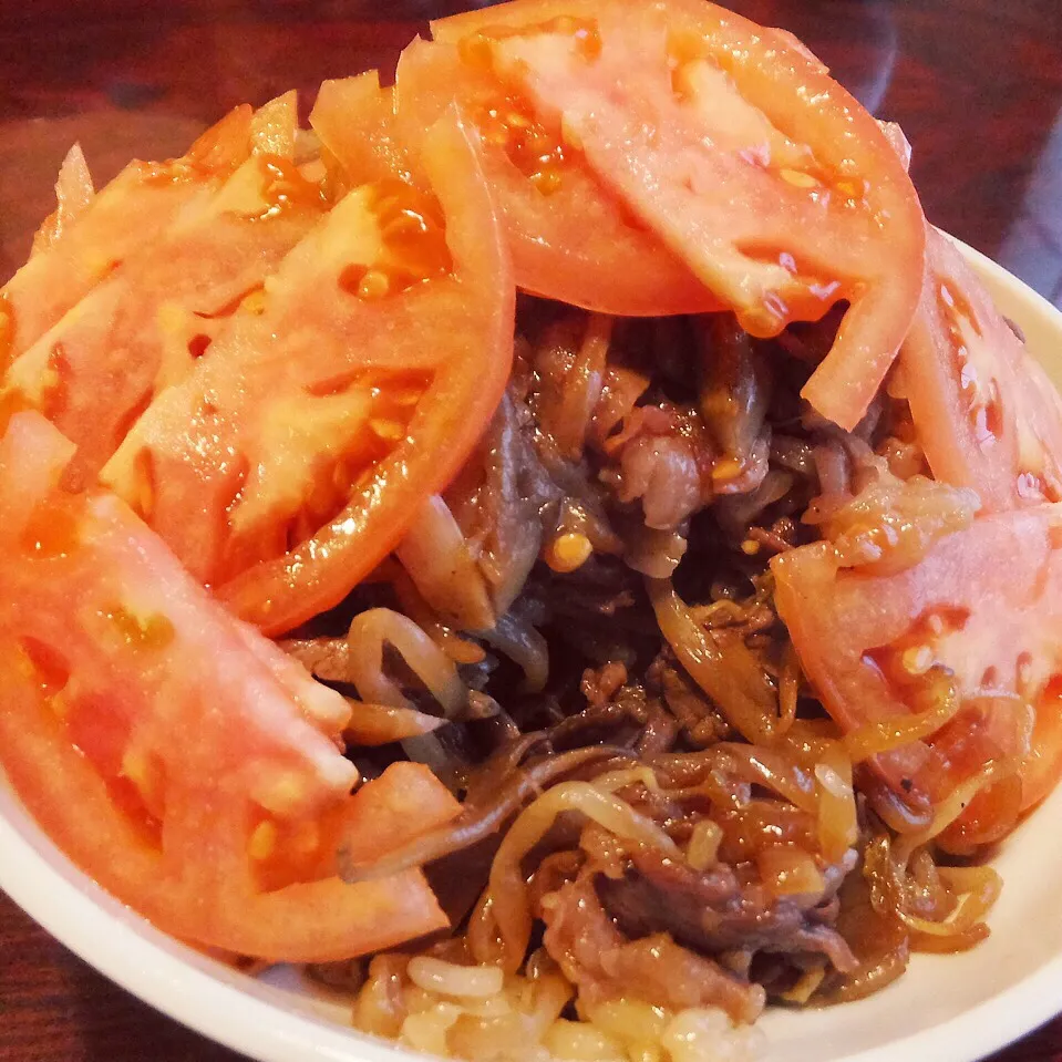 下呂温泉で食べた、トマト飛騨牛丼（笑）|かよさん