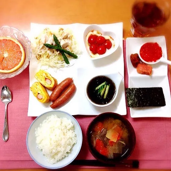 朝食|さくらんぼ🍒さん