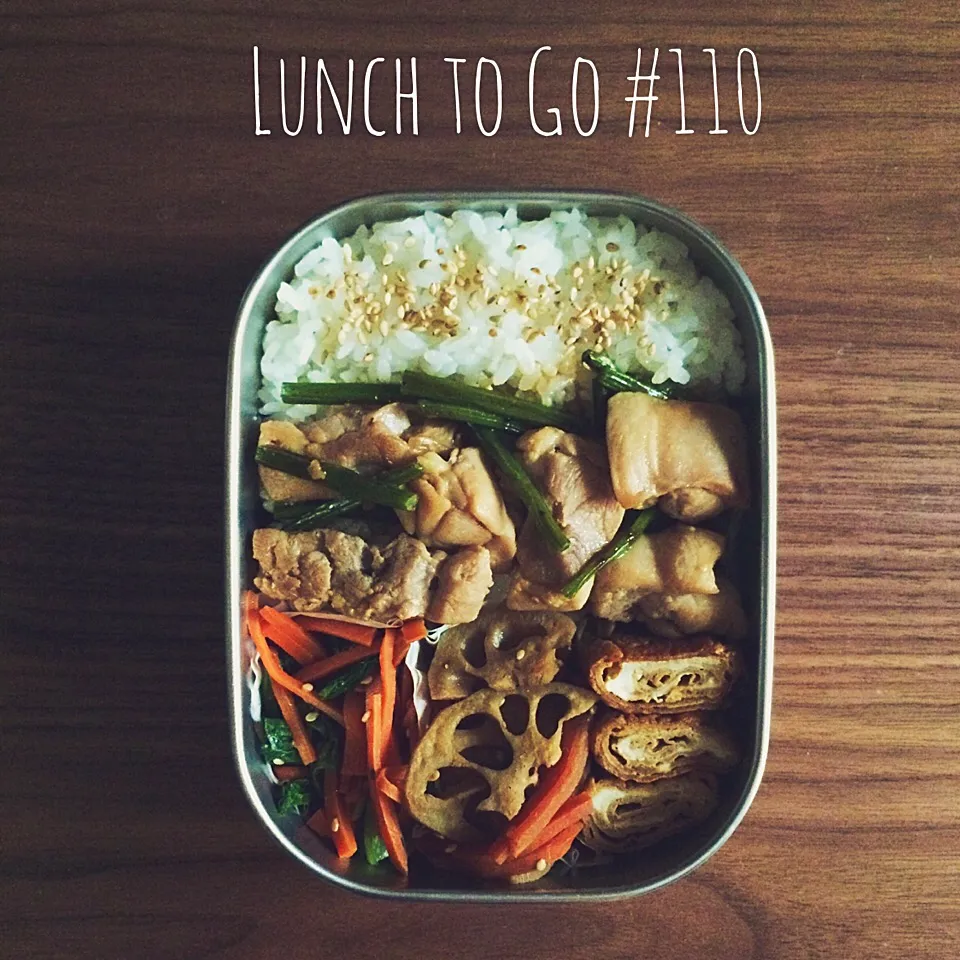 Snapdishの料理写真:lunch to go Jan/21/2015|natsukoさん