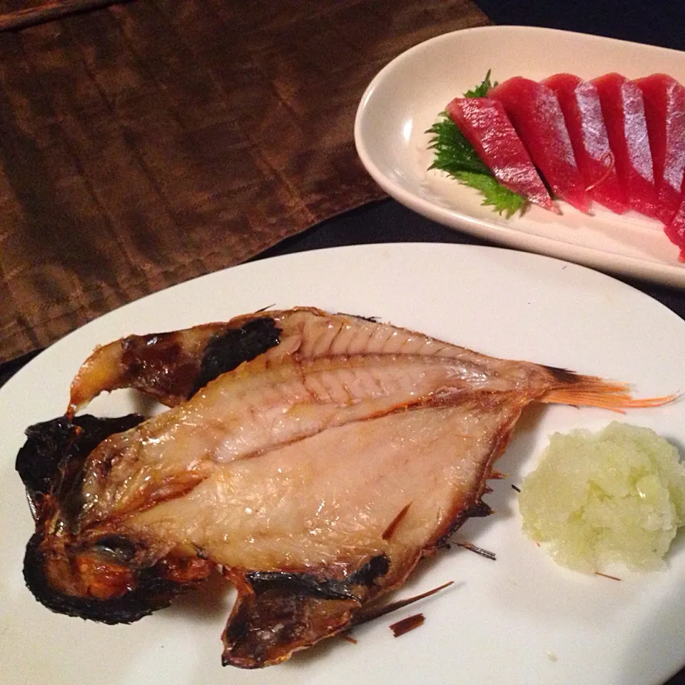 えぼ鯛の干物、マグロ|純さん