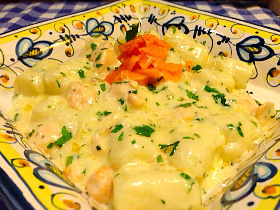 Gnocchi in crema di salmone|Fabio  Palmieriさん