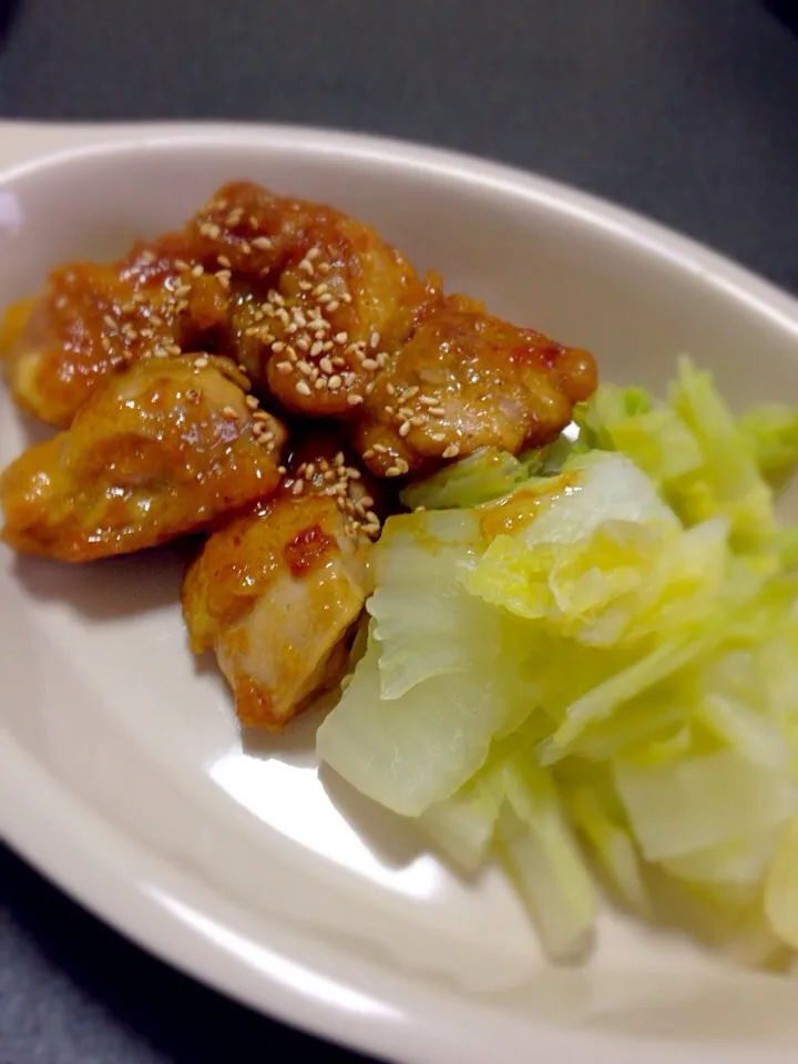 カレー風味鶏肉照り焼き|Akikoさん