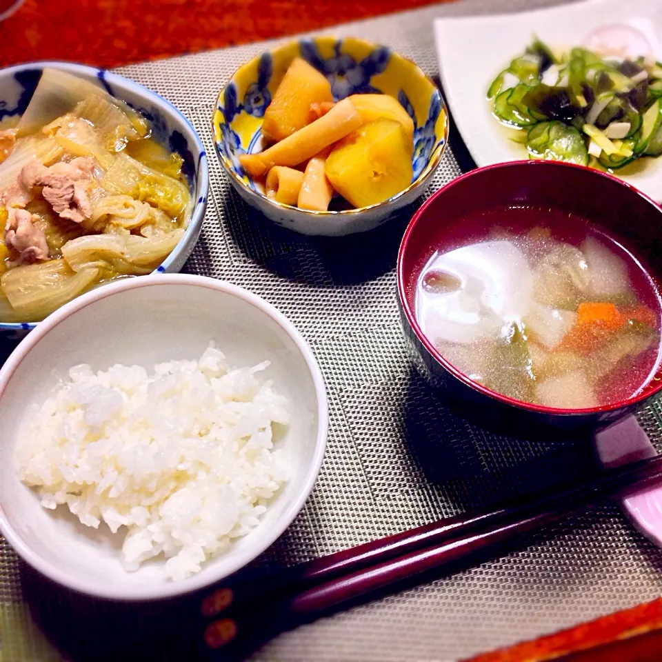 今日の夜ご飯|tomousachanさん