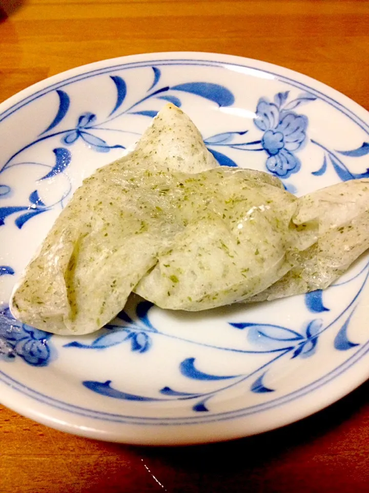 Snapdishの料理写真:甘い海苔餅💕砂糖入り|まいりさん