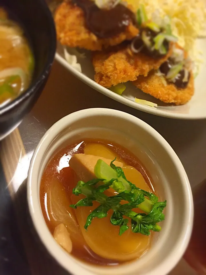 かぶの煮物 味噌カツ|かずよさん