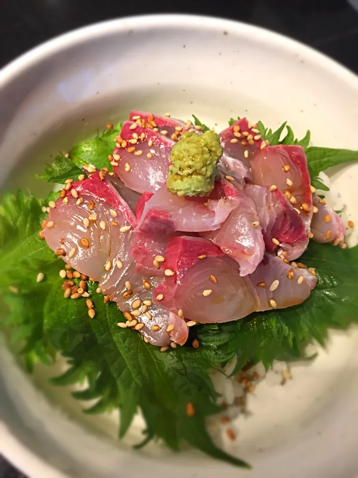 昨日お昼のカンパチ丼|takarkiさん